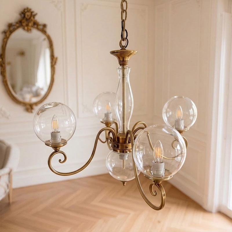 Evelyn Glass Chandelier