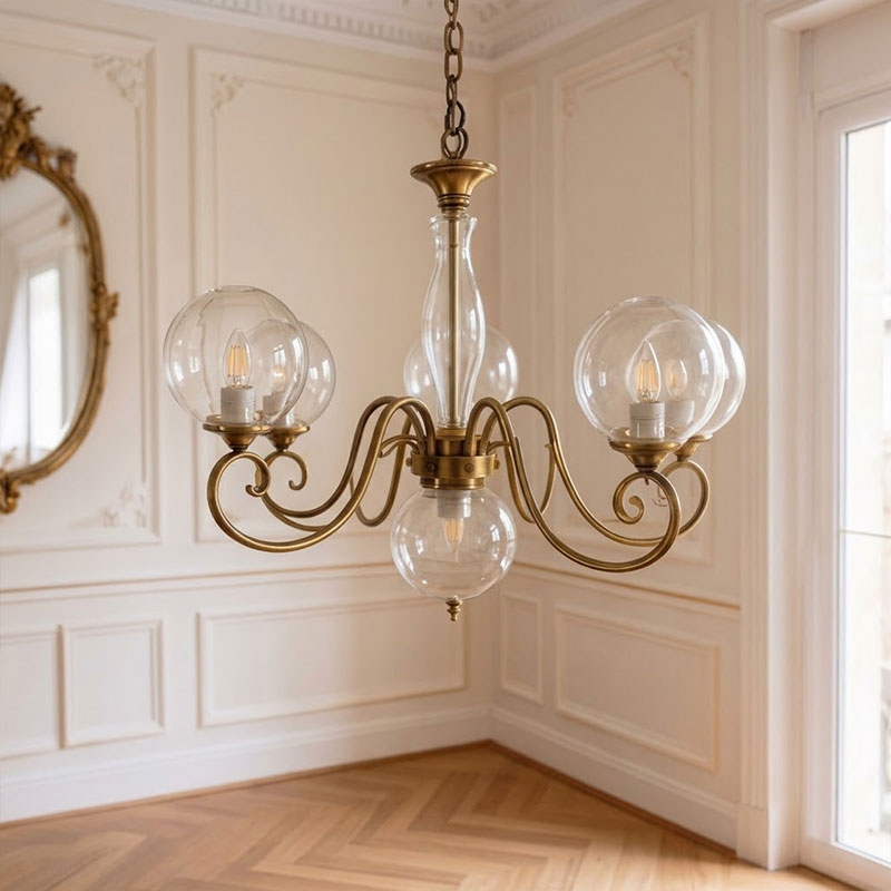 Evelyn Glass Chandelier