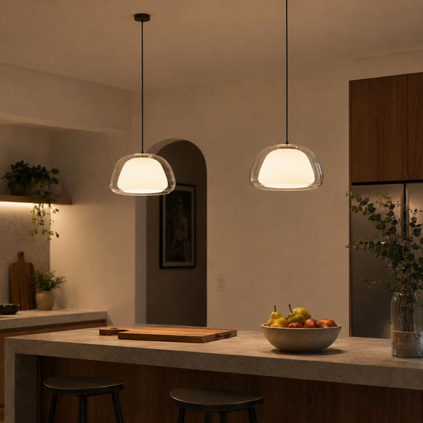 Over a kitchen island