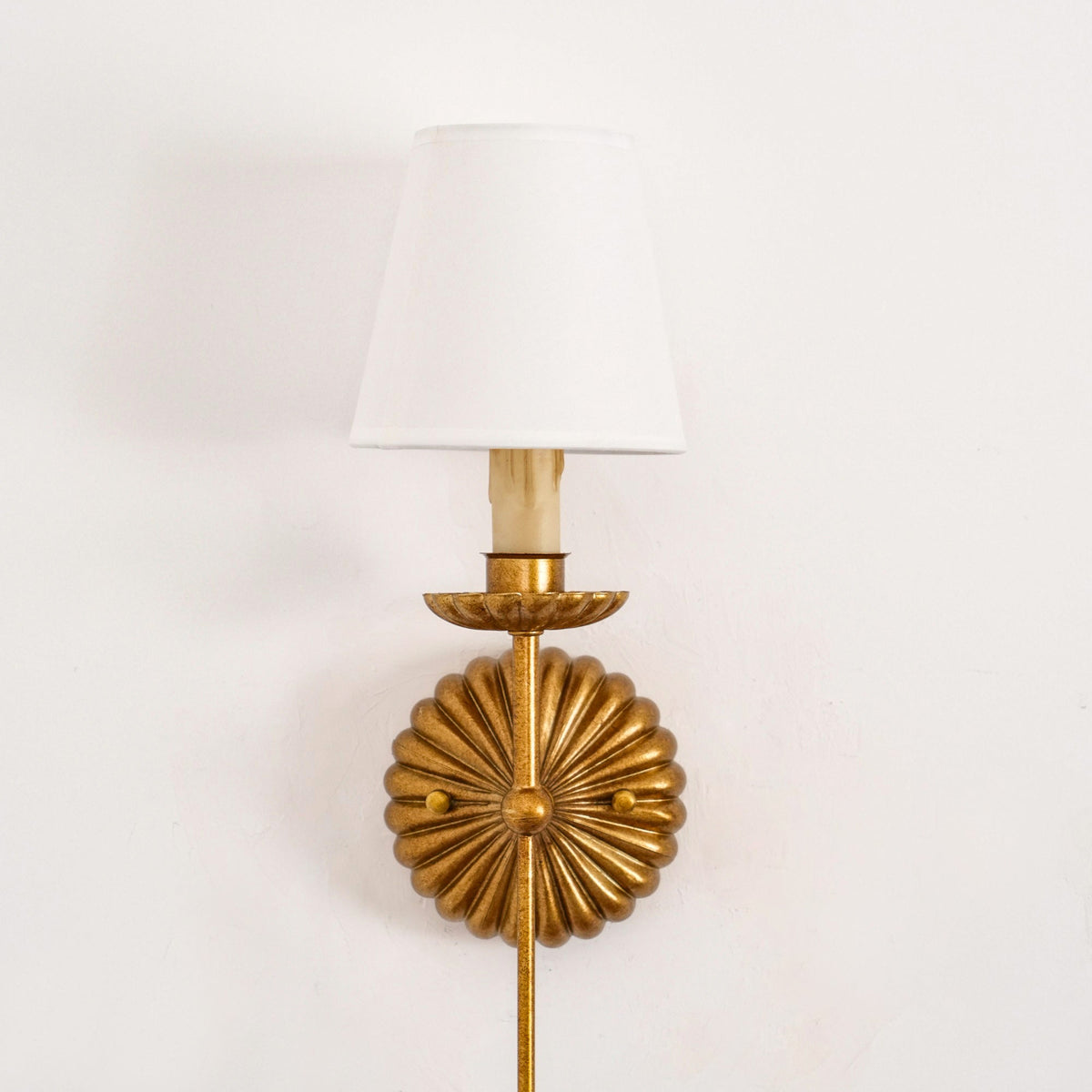 Catina Gold-Leaf Double Wall Sconce