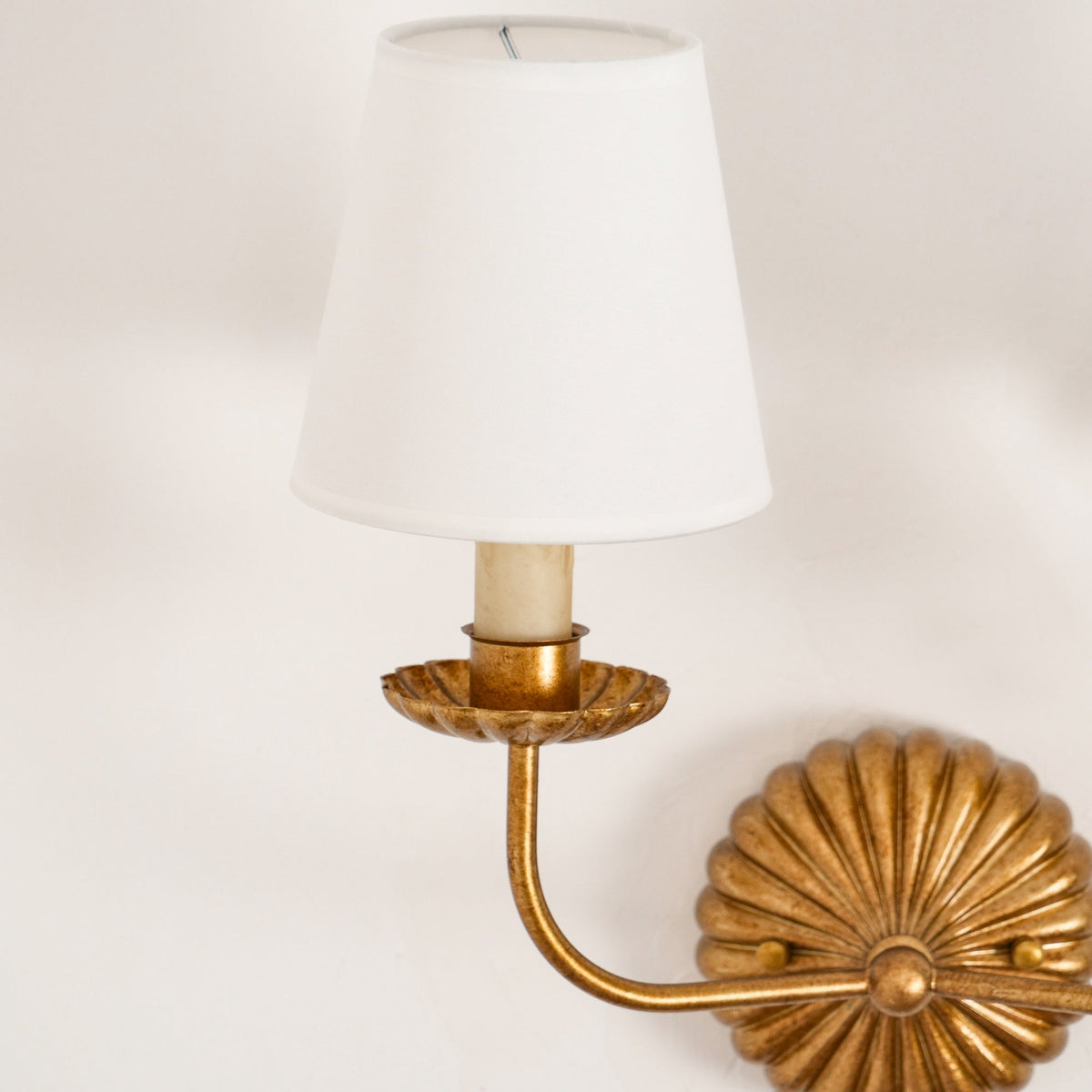 Catina Gold-Leaf Double Wall Sconce