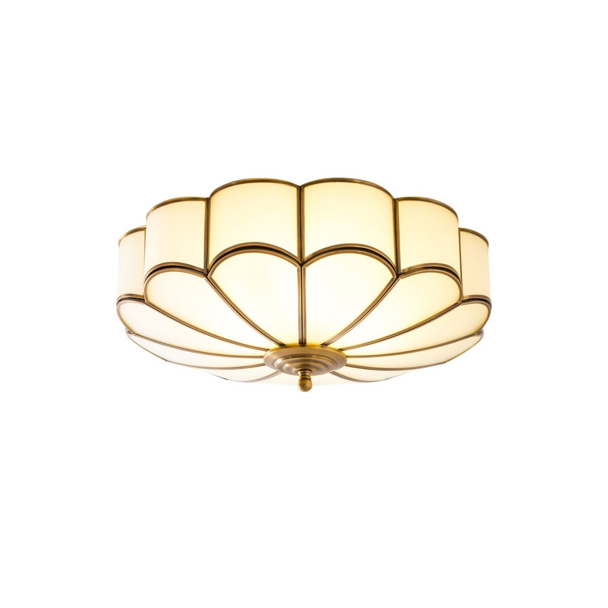 Flower Shape Glass Ceiling Lamp