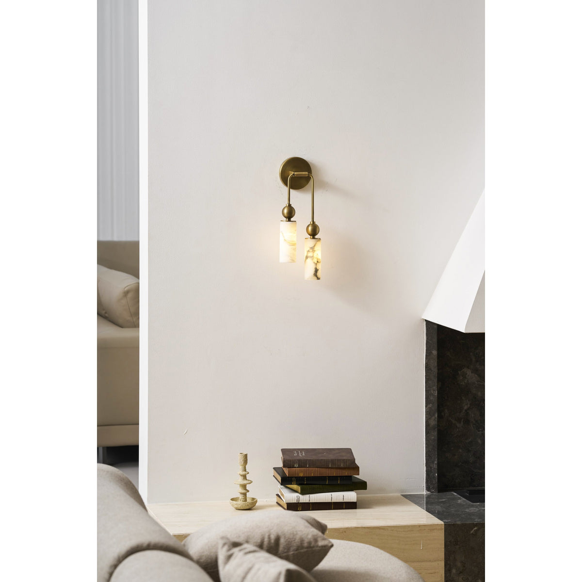 Harlin Alabaster Wall Lamp