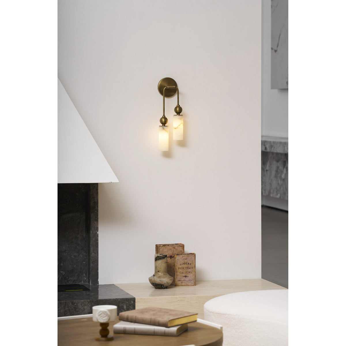 Harlin Alabaster Wall Lamp