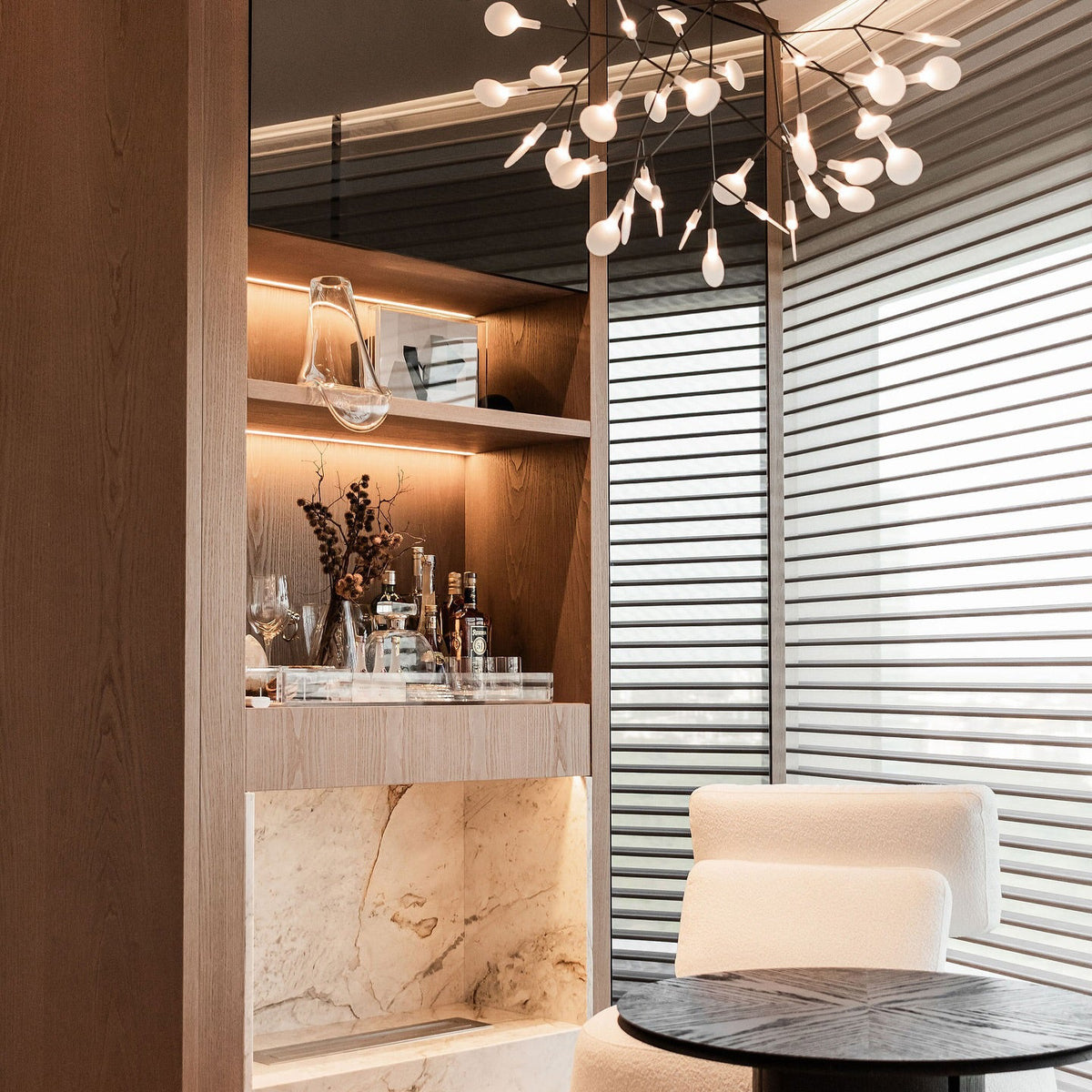 Heracleum Firefly LED Branch Chandelier