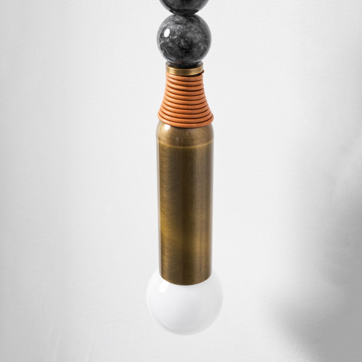 Toam Brass & Marble Wall Lamp