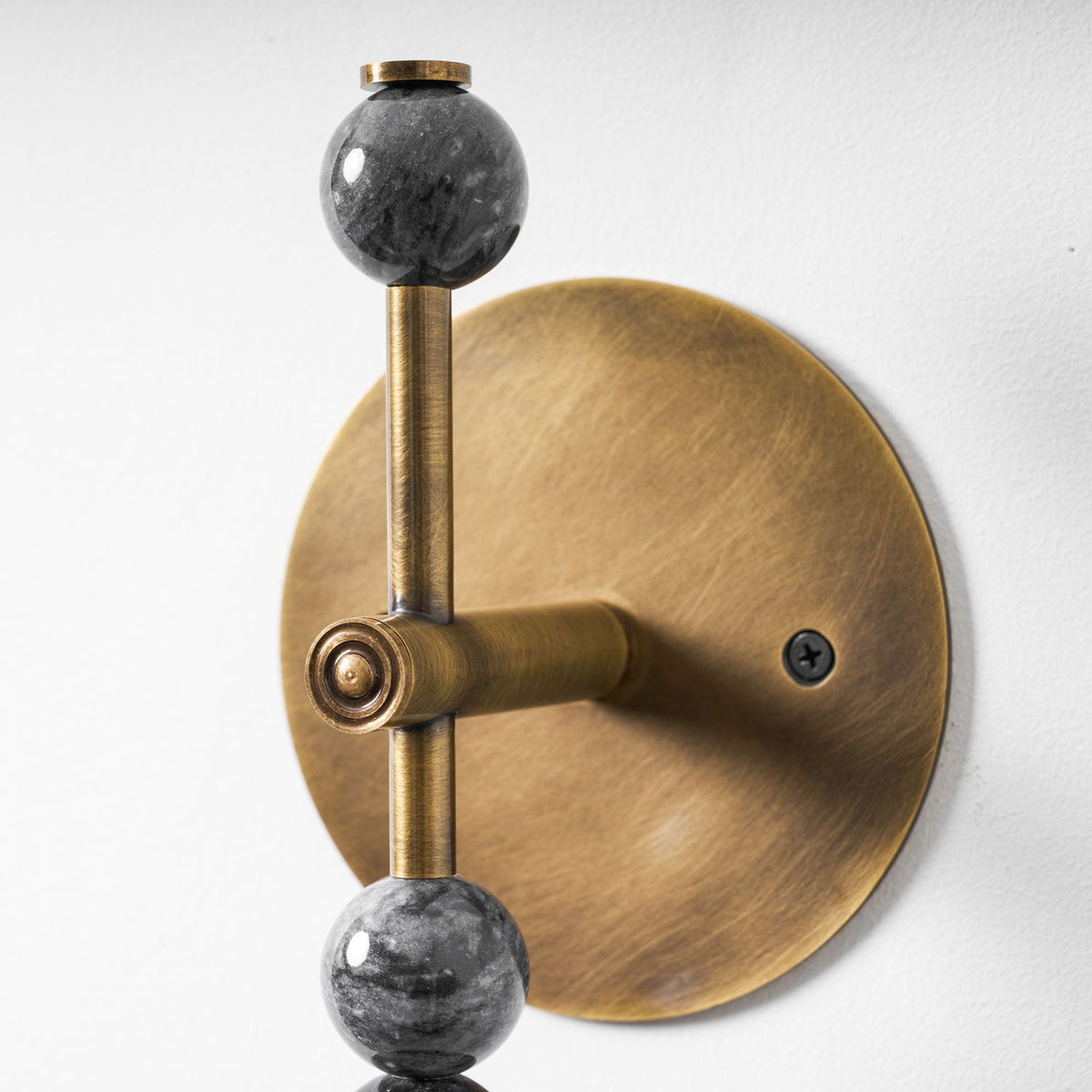 Toam Brass & Marble Wall Lamp