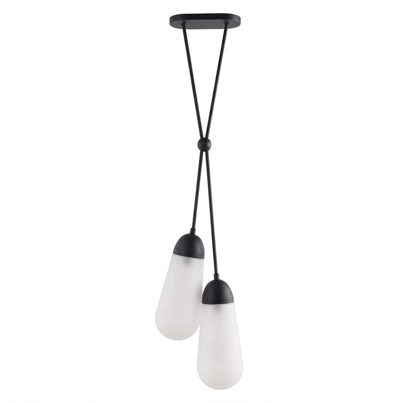 Lariat Swag-Cord Cluster Pendant