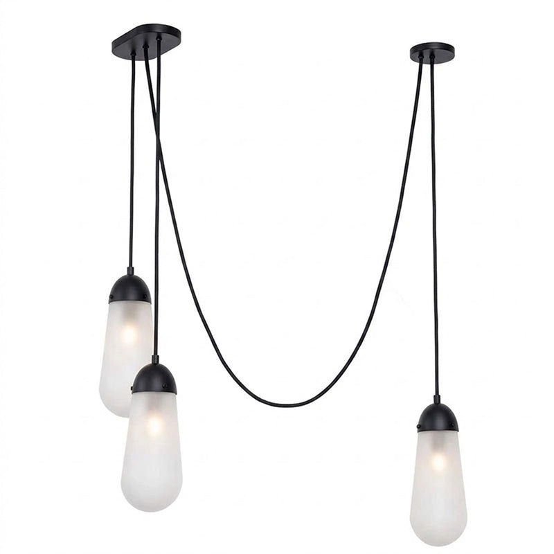 Lariat Swag-Cord Cluster Pendant