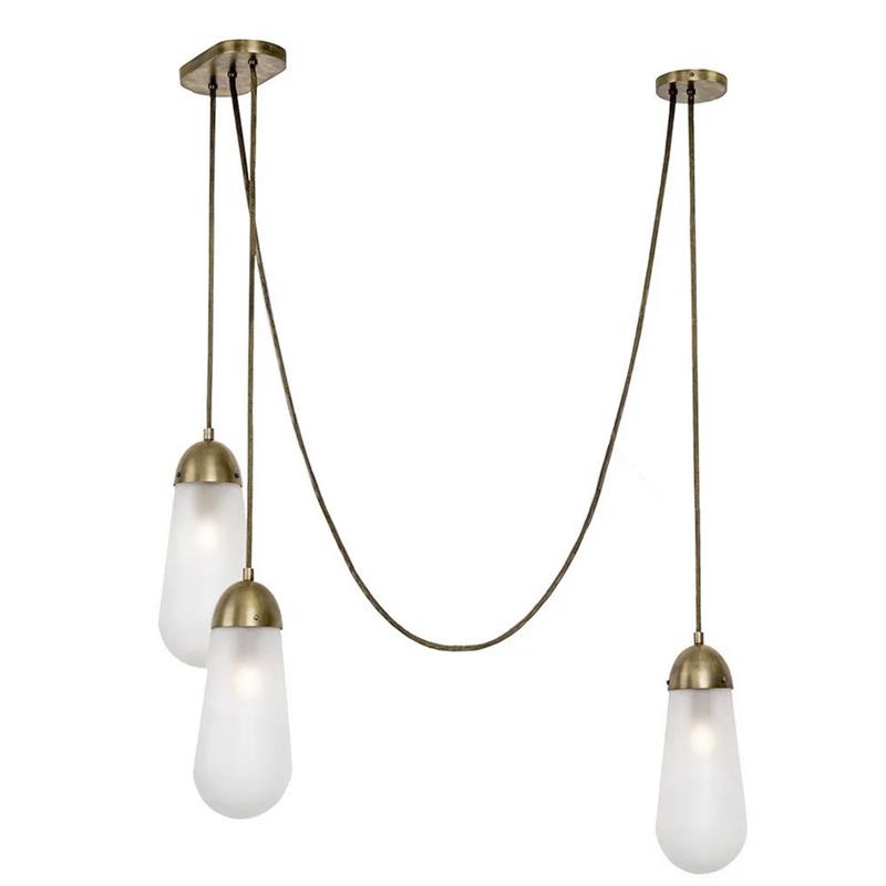 Lariat Swag-Cord Cluster Pendant