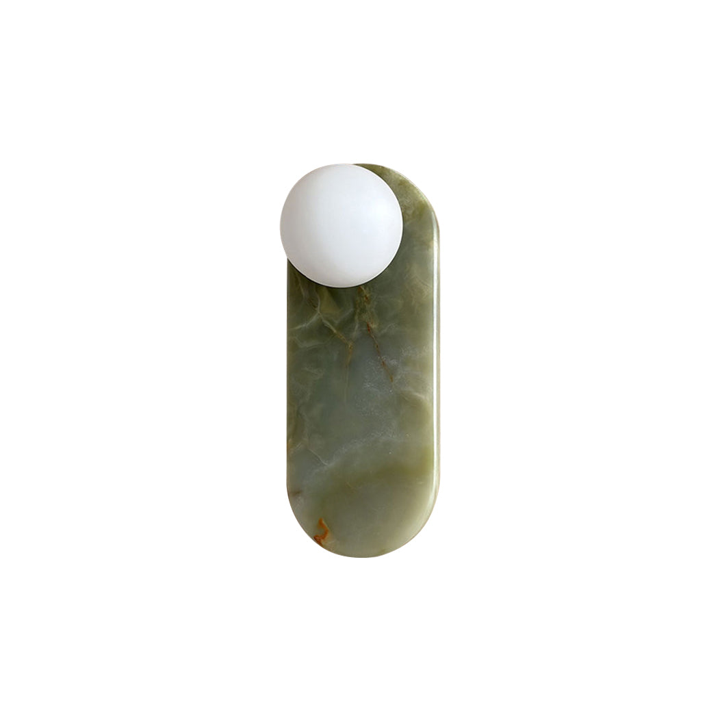 Lucie Onyx & Travertine Wall Lamp