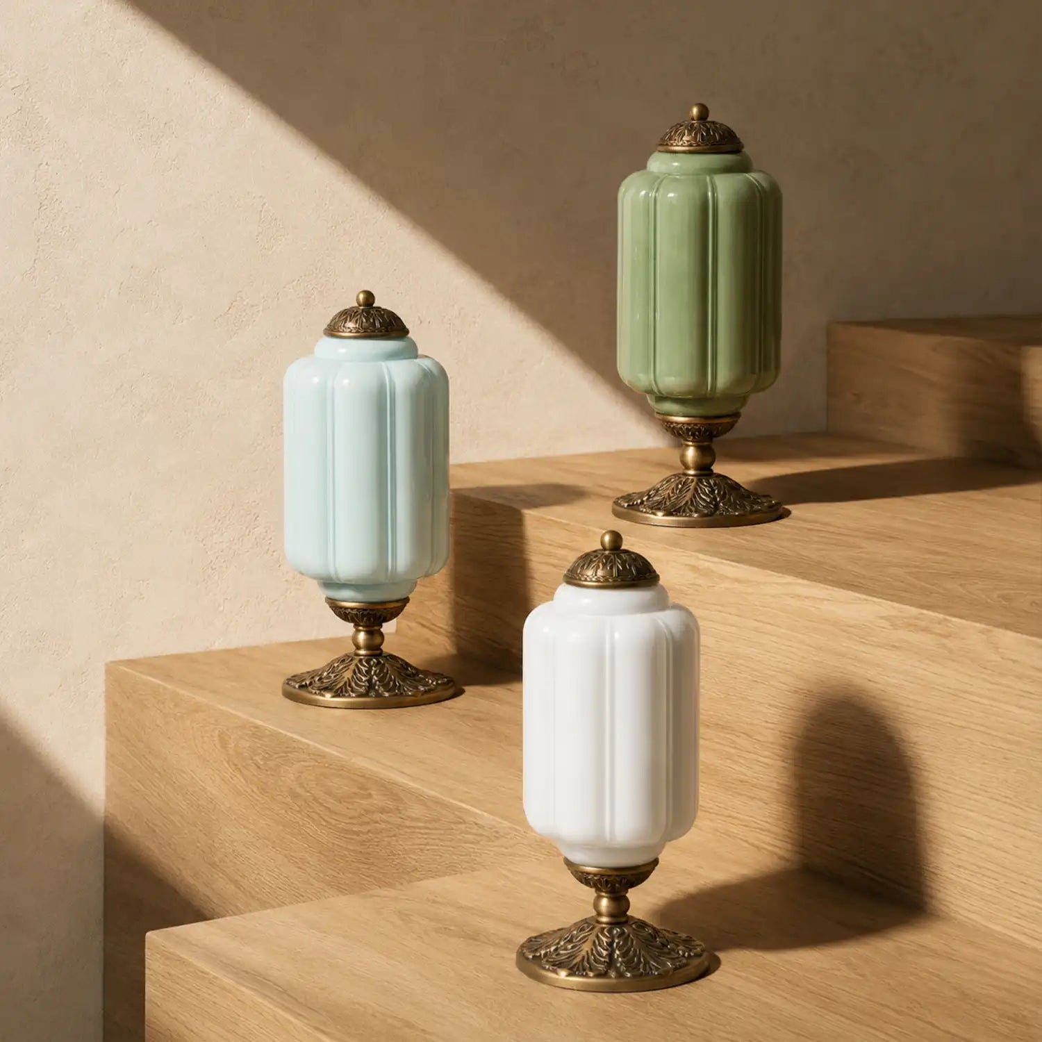 Lumi Fluted Glass Table Lamp