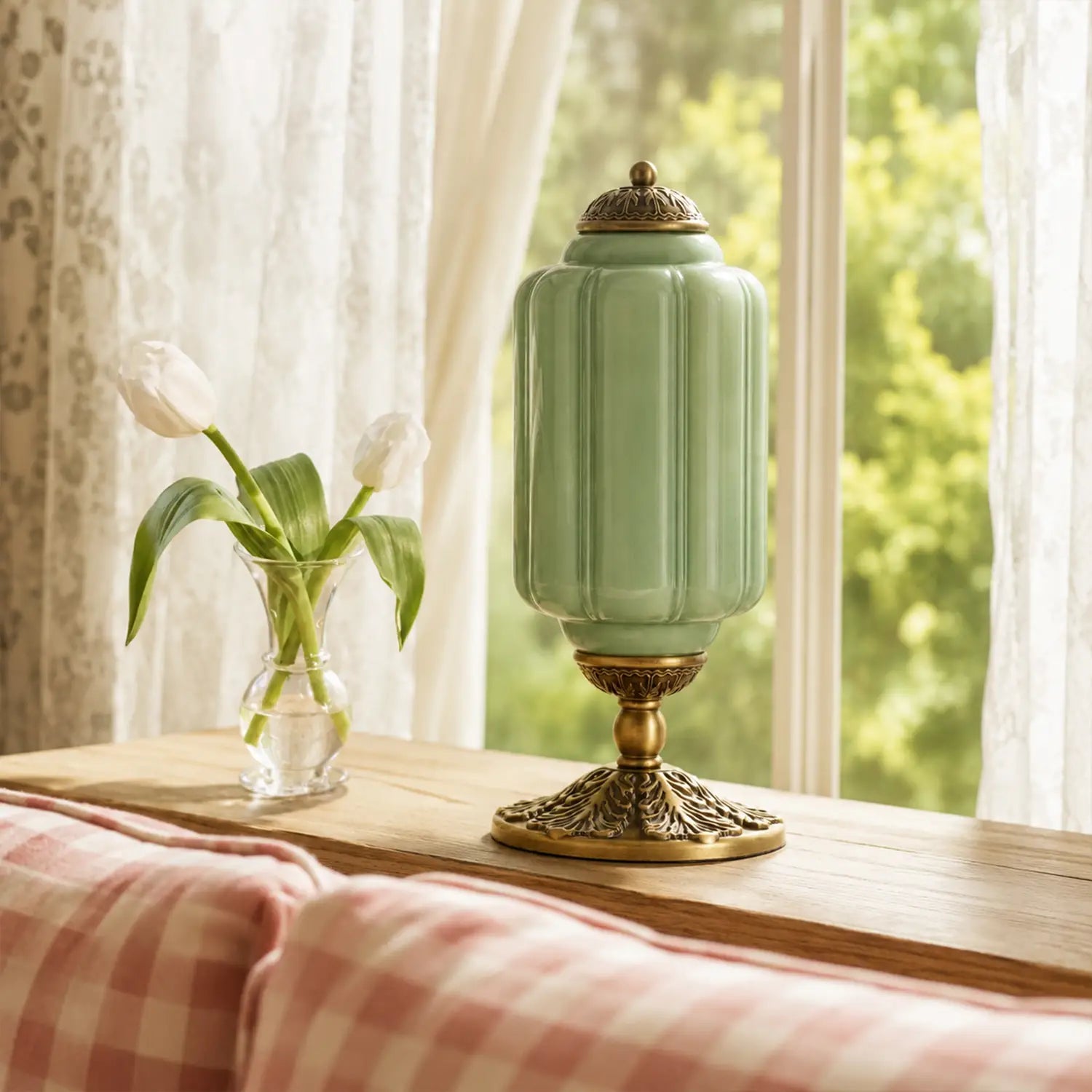 Lumi Fluted Glass Table Lamp