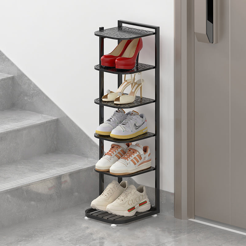 Minimalist Iron Shoe Rack - 5 to 10-Tier Space-Saving Shoe Organizer Shoe Storage