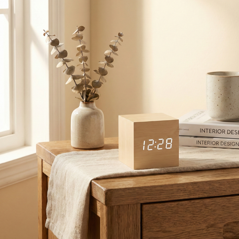 Aurora Sunrise Alarm Clock | Digital Wake-Up Light with Clear LED Display for Refreshing Mornings Alarm Clocks
