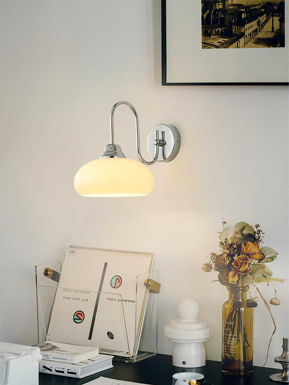 Nova Glass Wall Light (Hardwired)