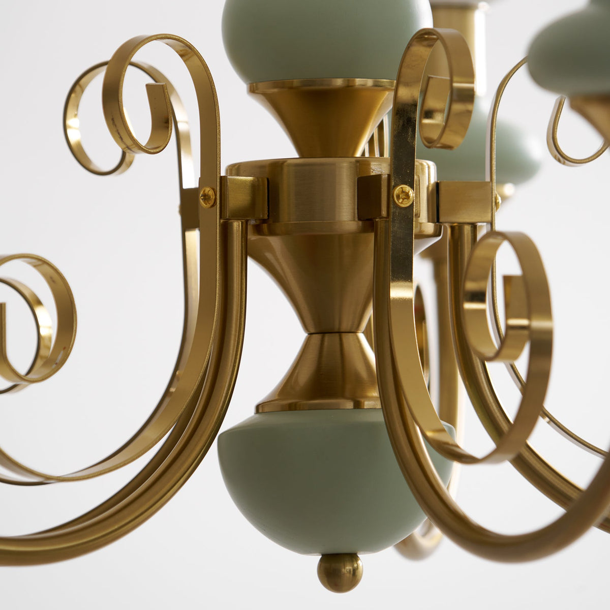 Onyx Iron & Glass Globe Chandelier