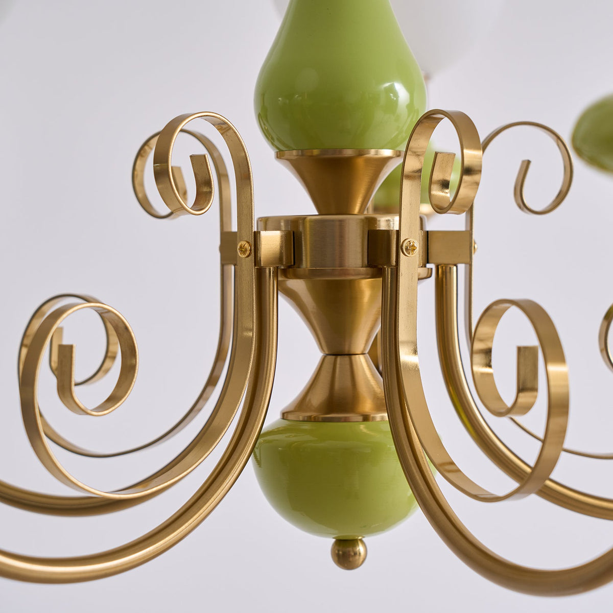 Onyx Iron & Glass Globe Chandelier