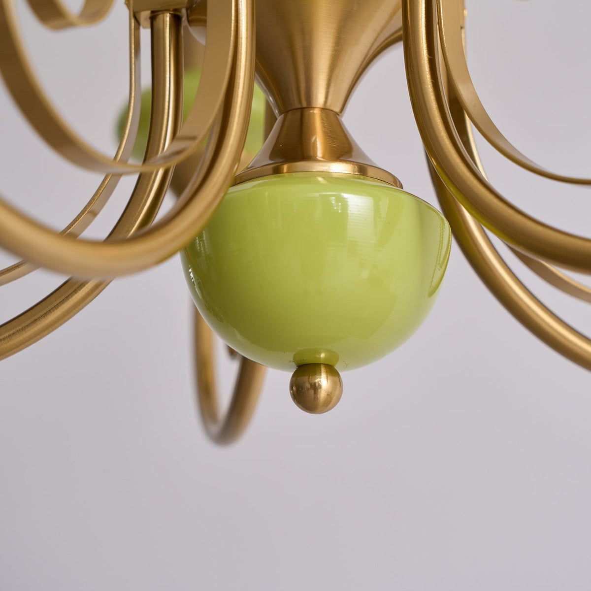 Onyx Iron & Glass Globe Chandelier