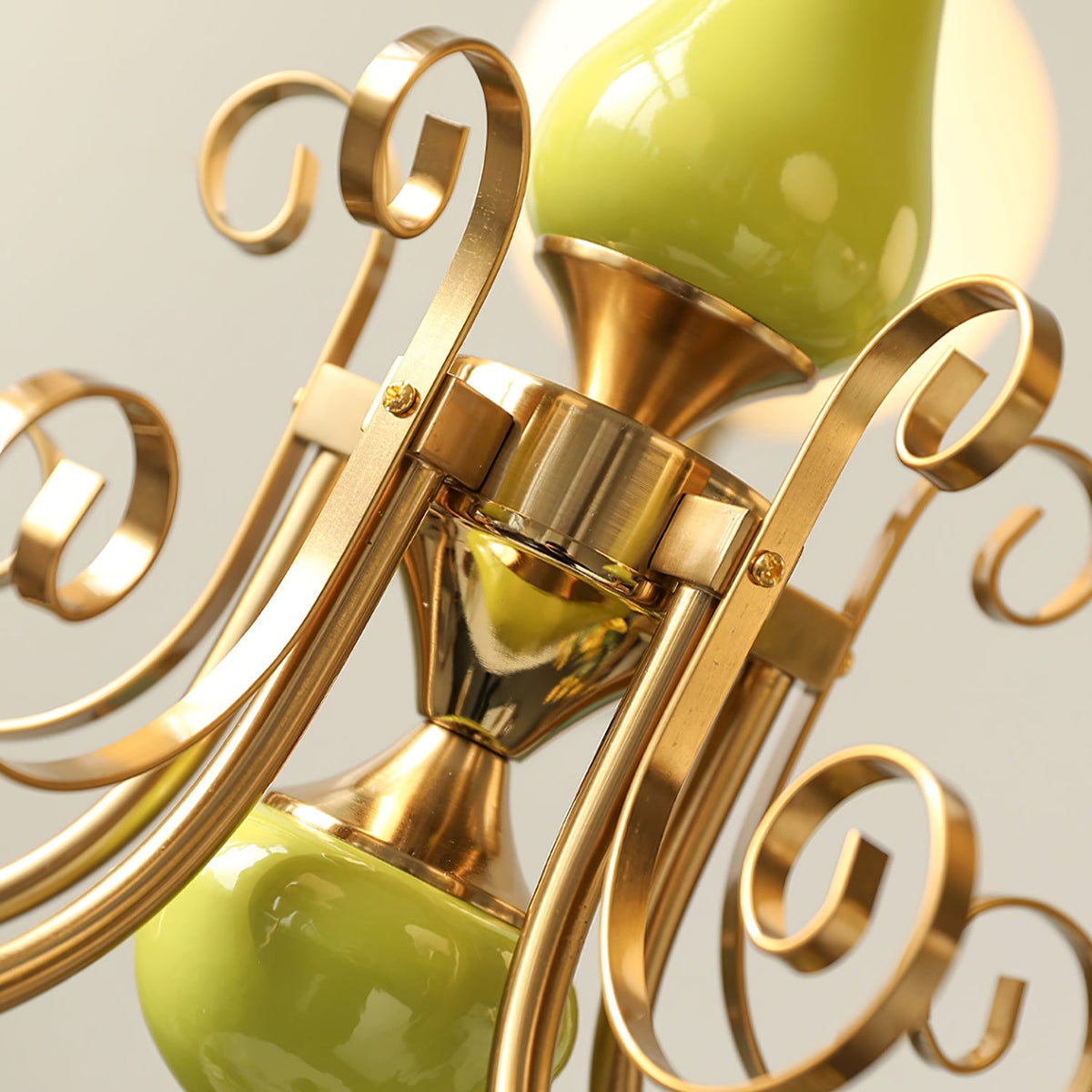 Onyx Iron & Glass Globe Chandelier