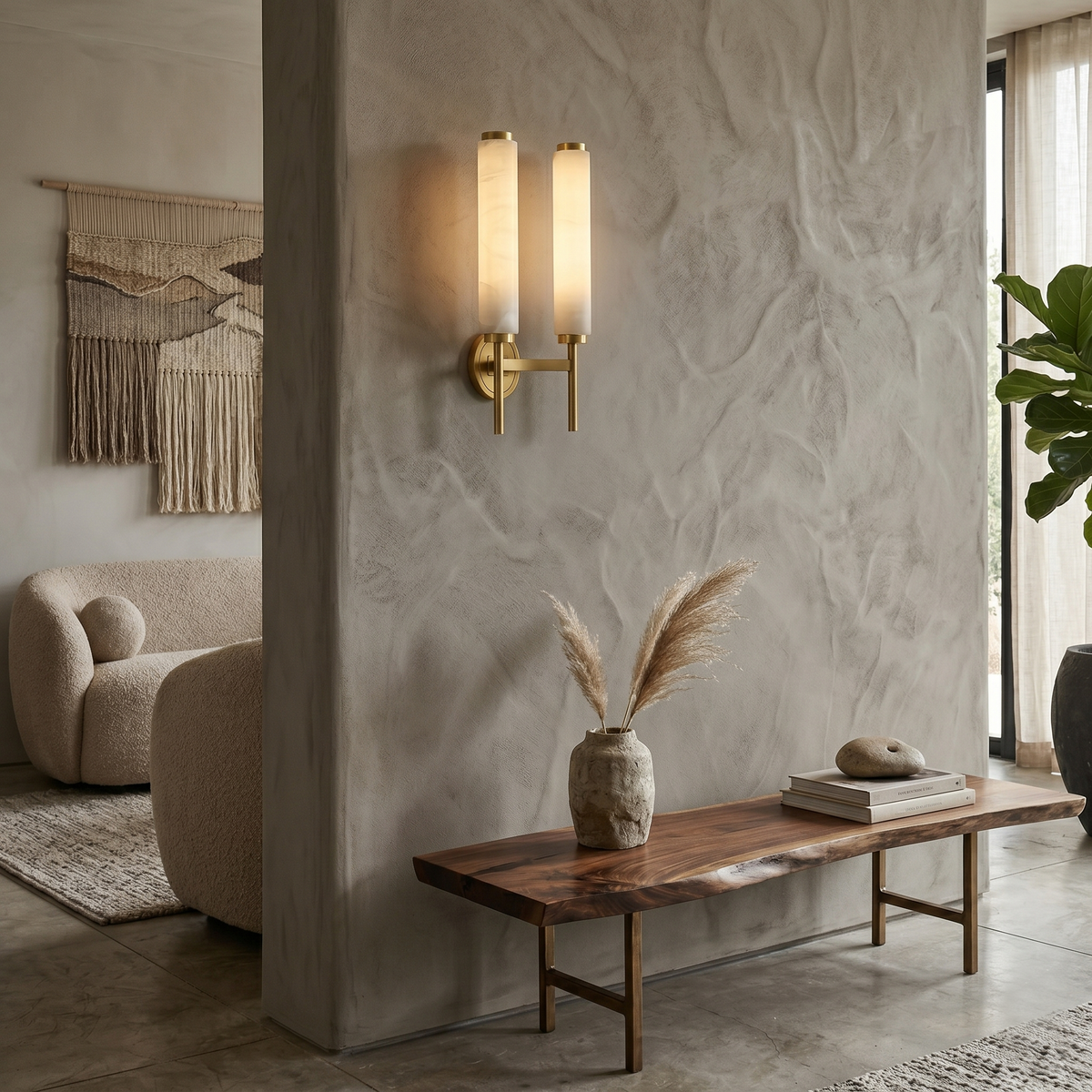 Brindisi Alabaster Wall Lamp