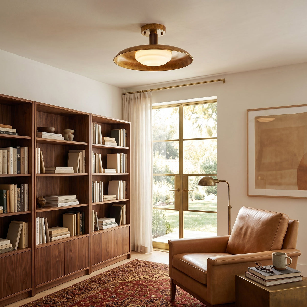 Pot-Lid Flat-Panel Ceiling Light