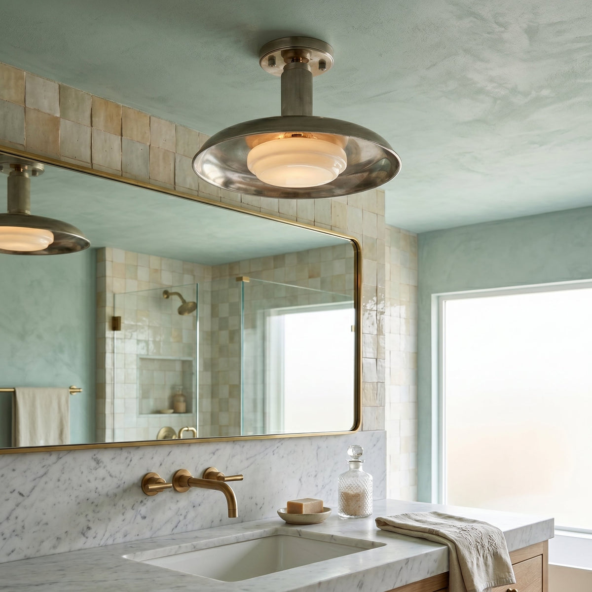 Pot-Lid Flat-Panel Ceiling Light
