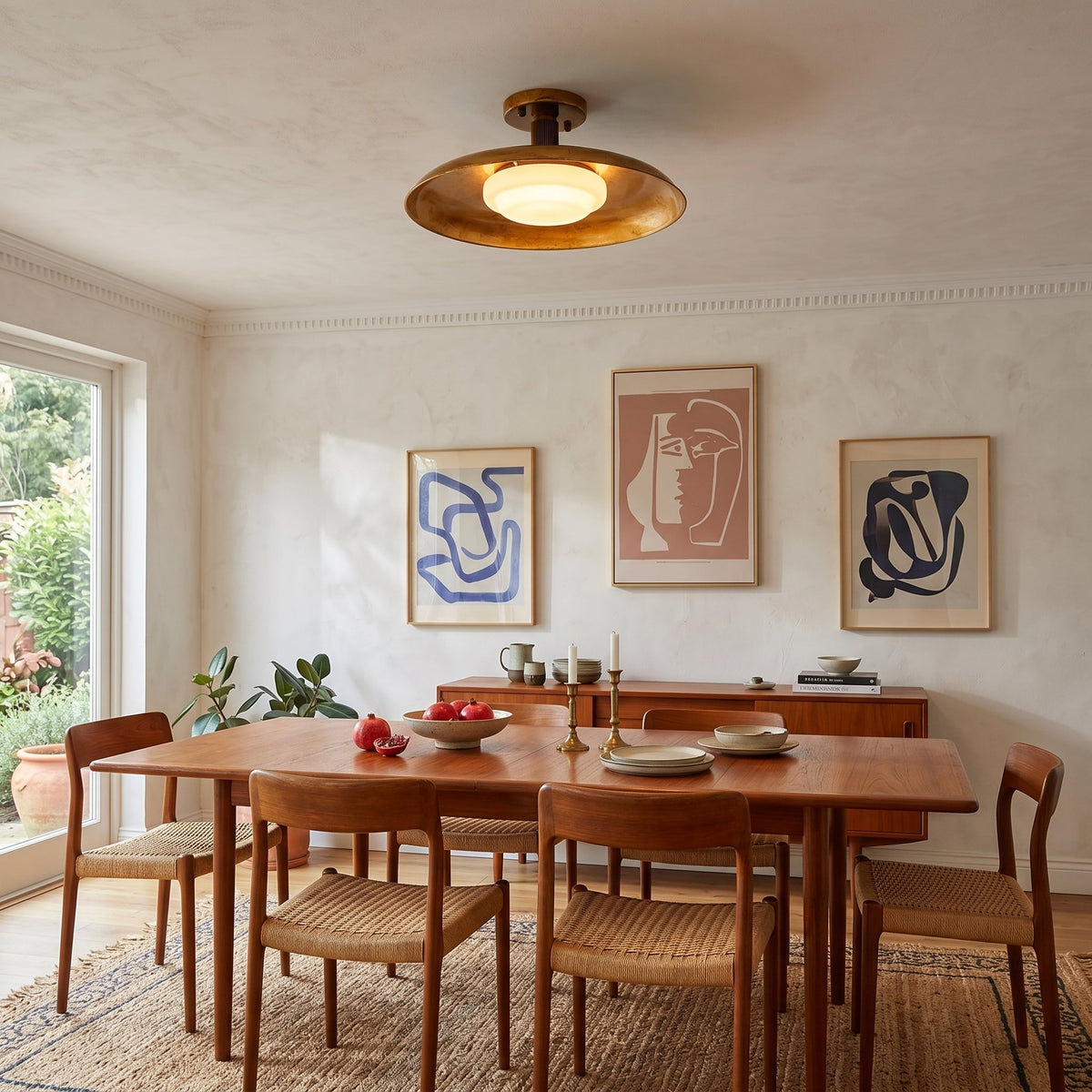 Pot-Lid Flat-Panel Ceiling Light