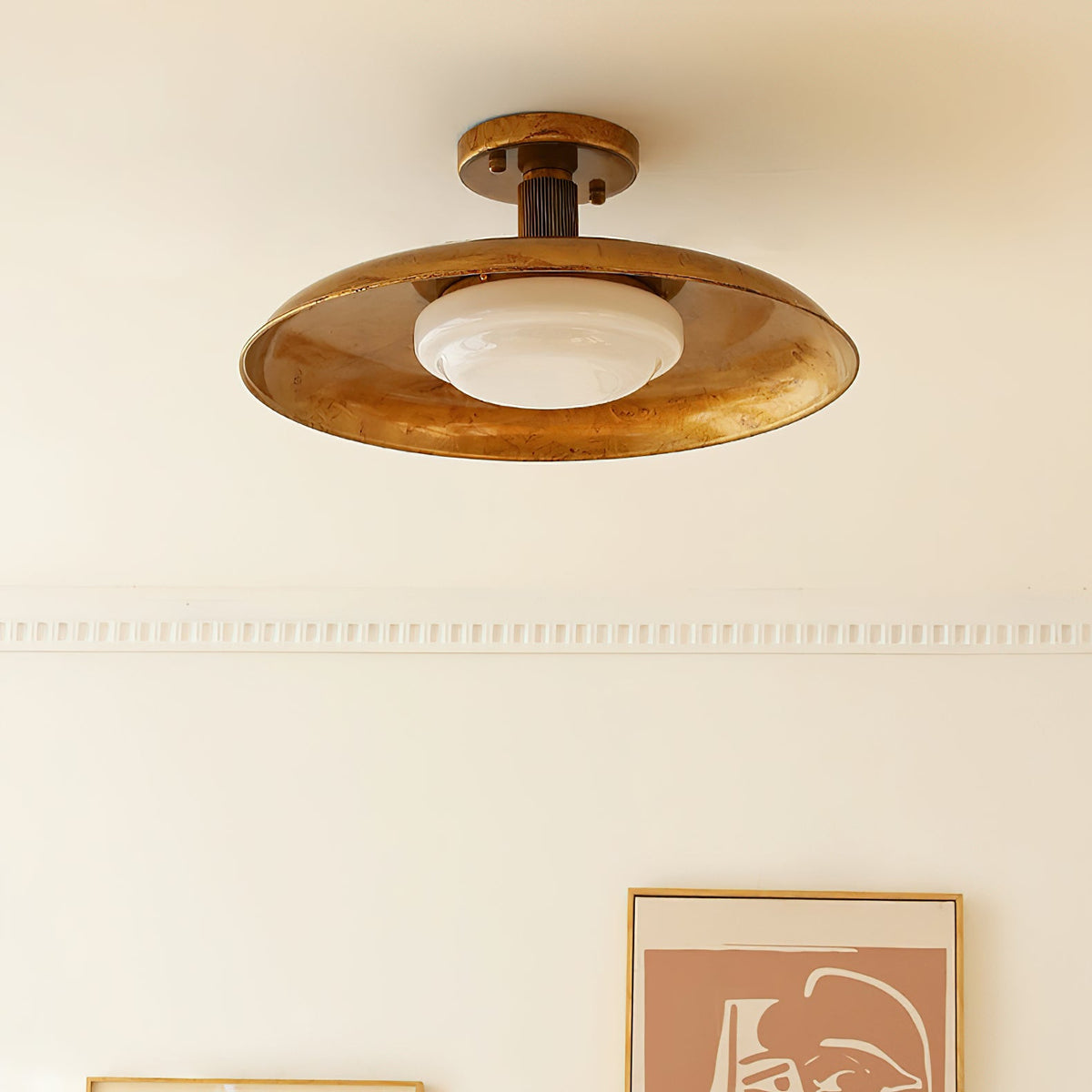 Pot-Lid Flat-Panel Ceiling Light