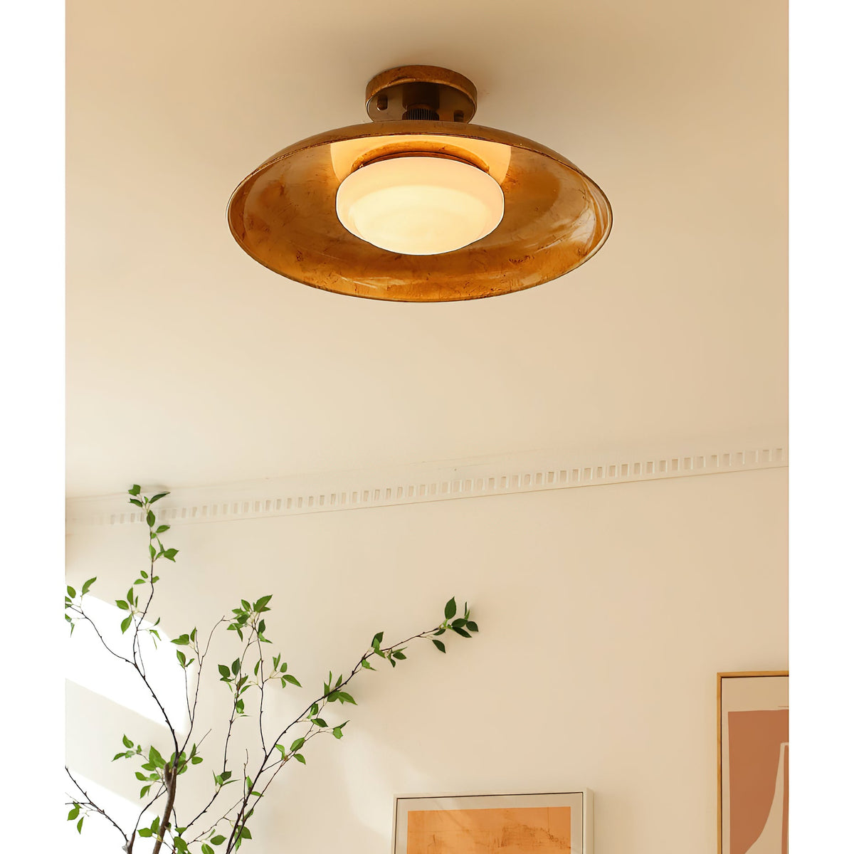 Pot-Lid Flat-Panel Ceiling Light