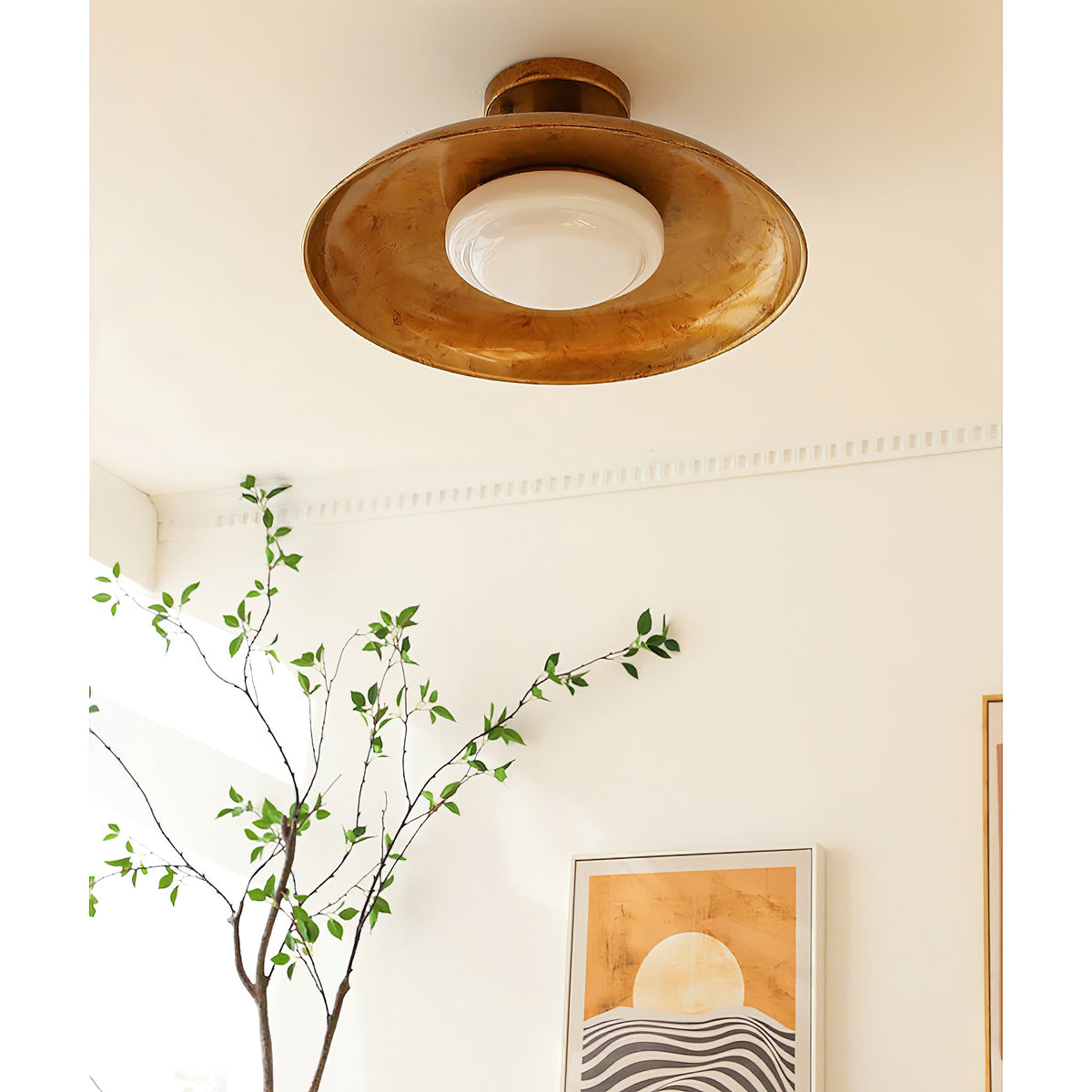 Pot-Lid Flat-Panel Ceiling Light