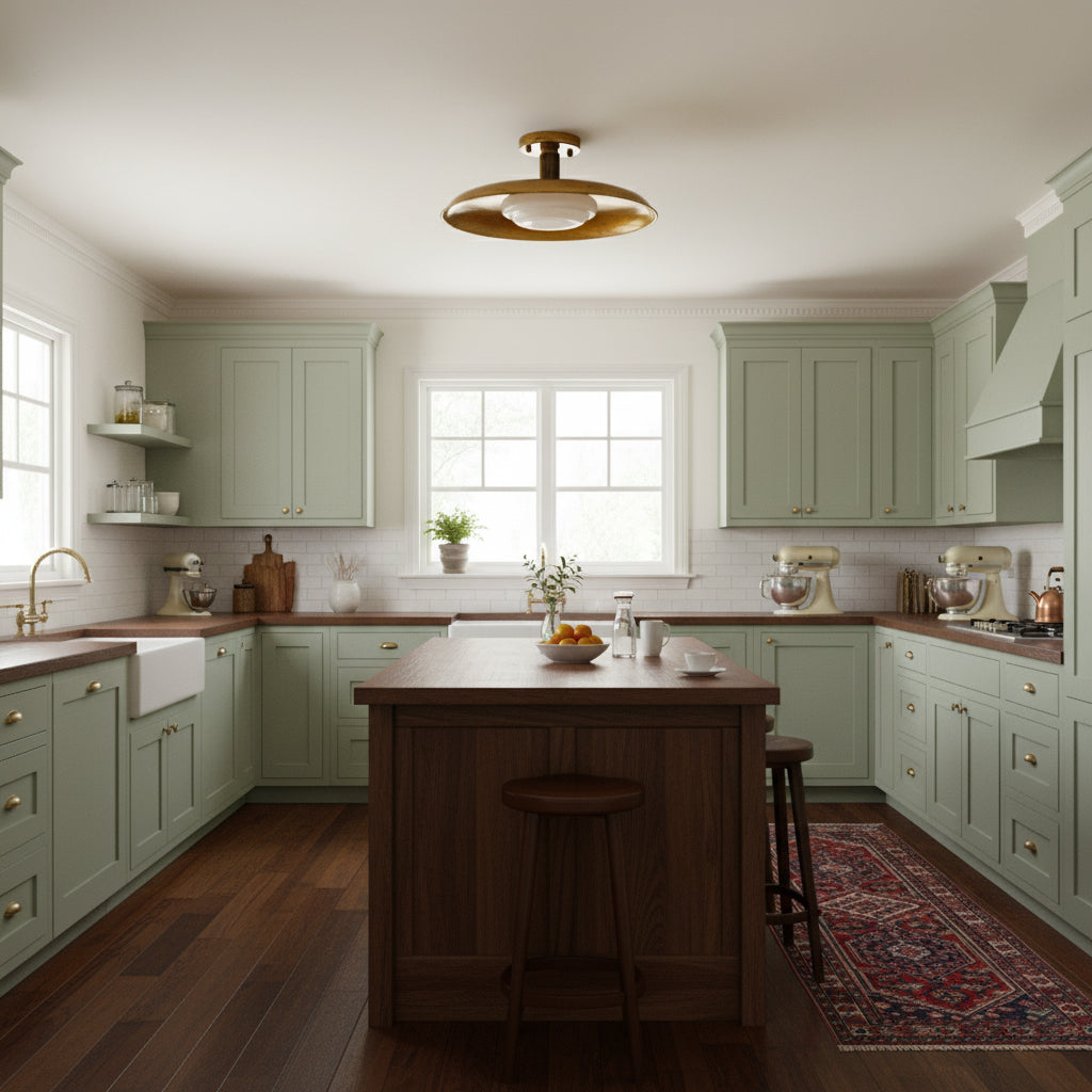 Pot-Lid Flat-Panel Ceiling Light