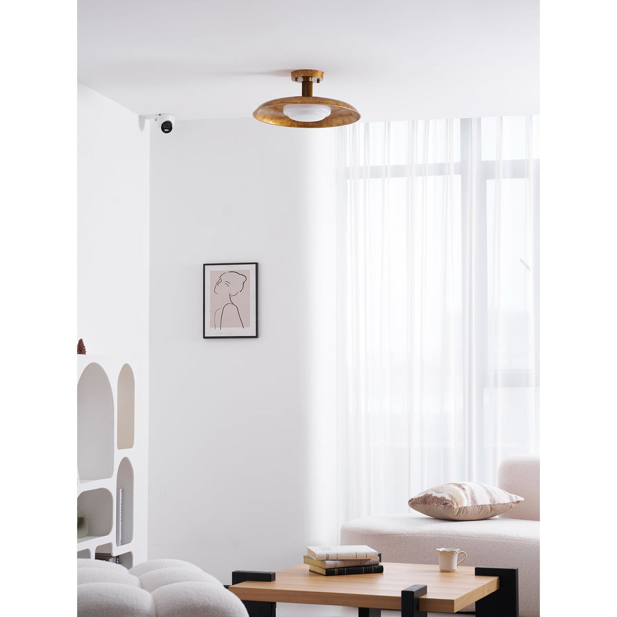 Pot-Lid Flat-Panel Ceiling Light