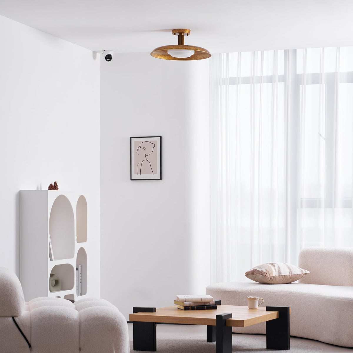 Pot-Lid Flat-Panel Ceiling Light