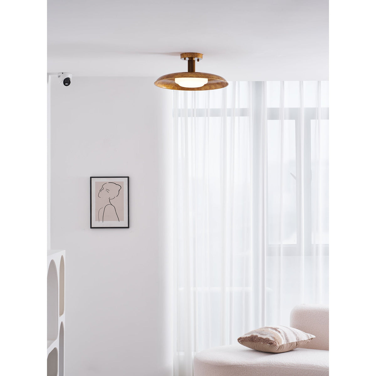 Pot-Lid Flat-Panel Ceiling Light
