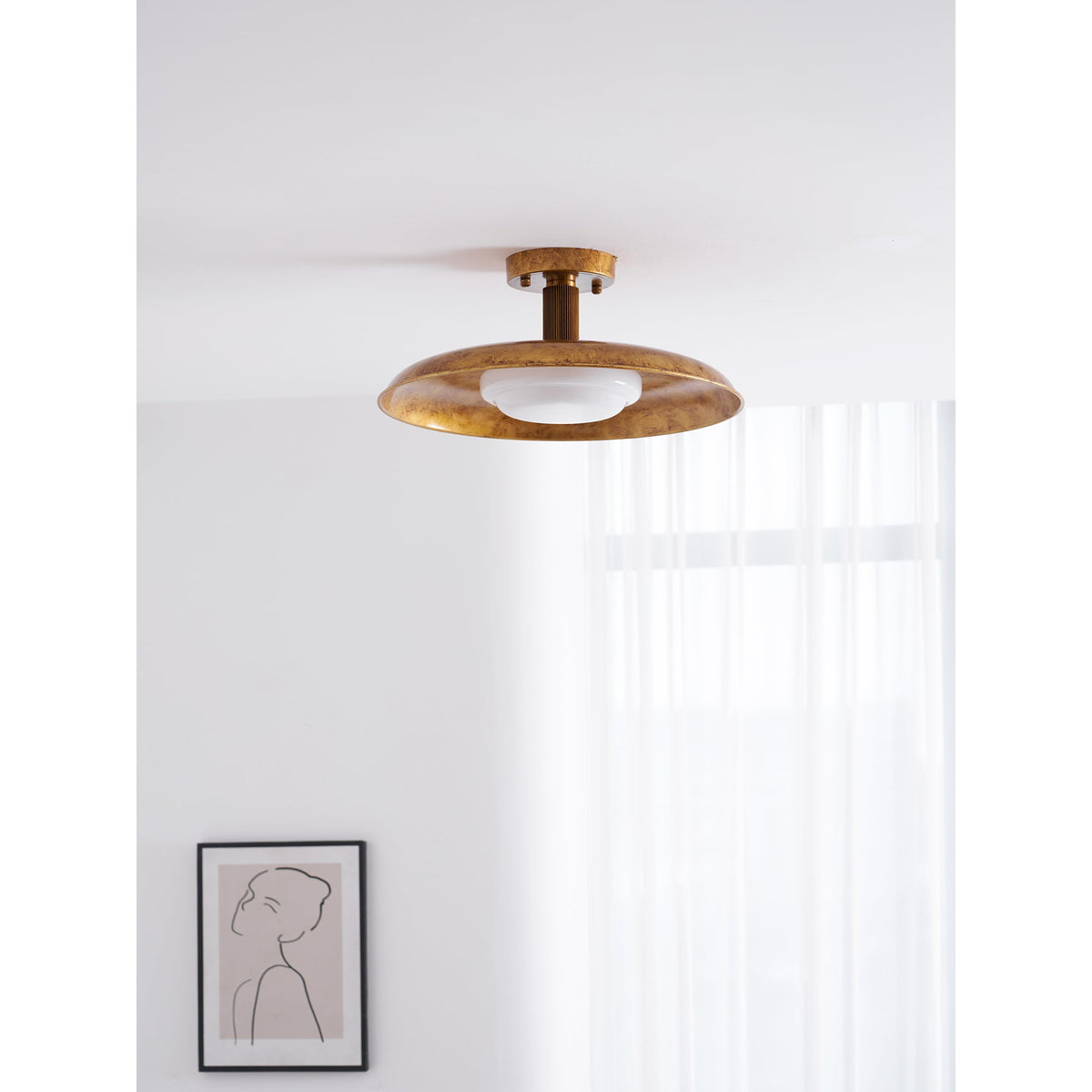 Pot-Lid Flat-Panel Ceiling Light