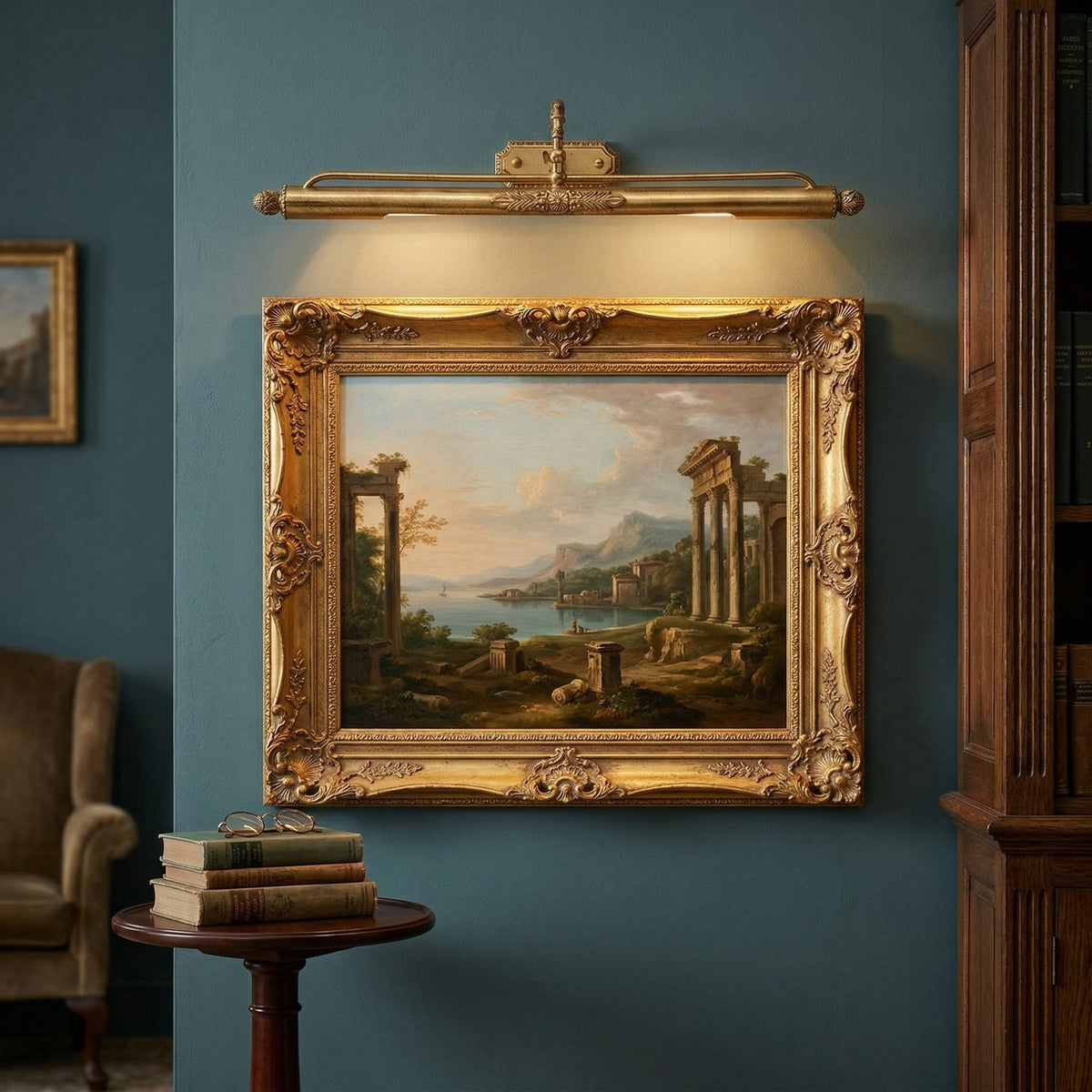 Pania Brass Picture-Frame Wall Light