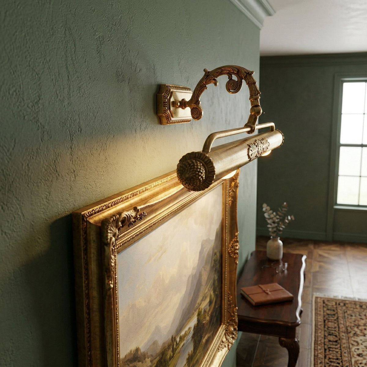 Pania Brass Picture-Frame Wall Light