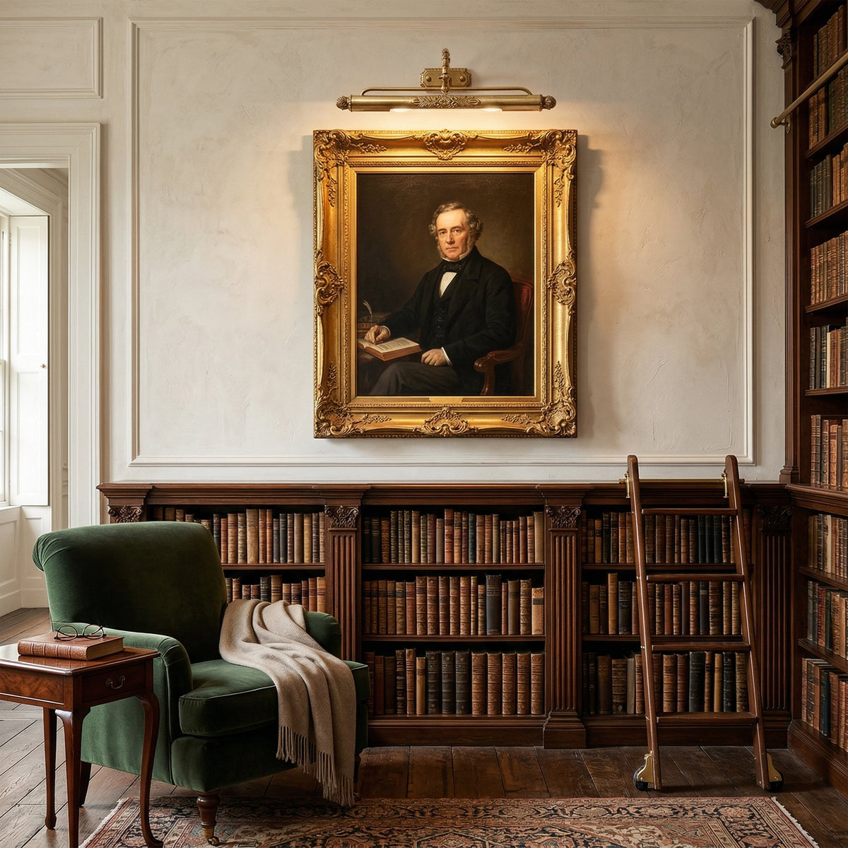 Pania Brass Picture-Frame Wall Light