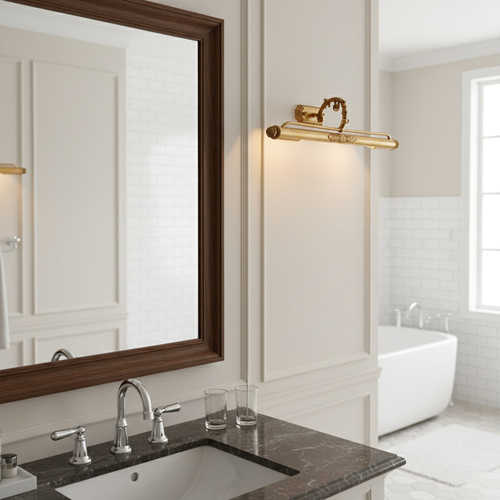 Pania Brass Picture-Frame Wall Light
