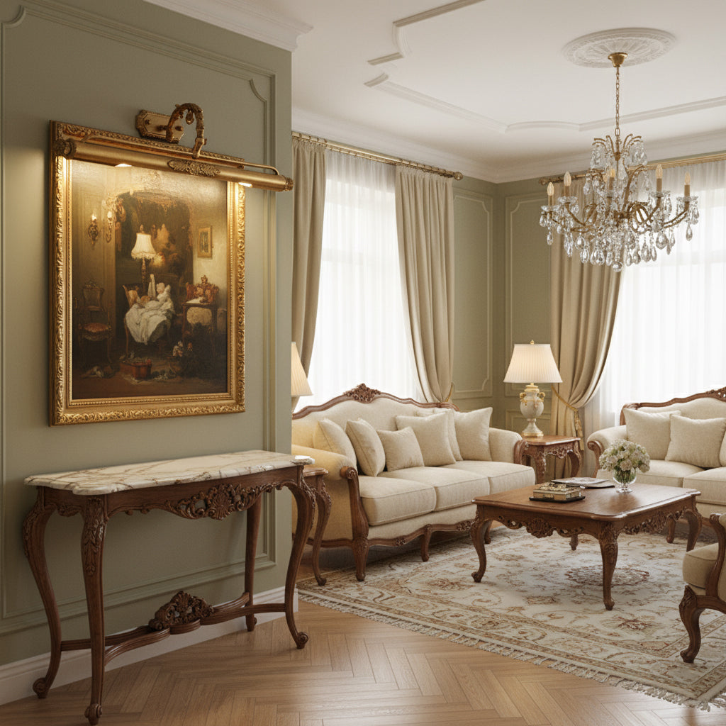 Pania Brass Picture-Frame Wall Light