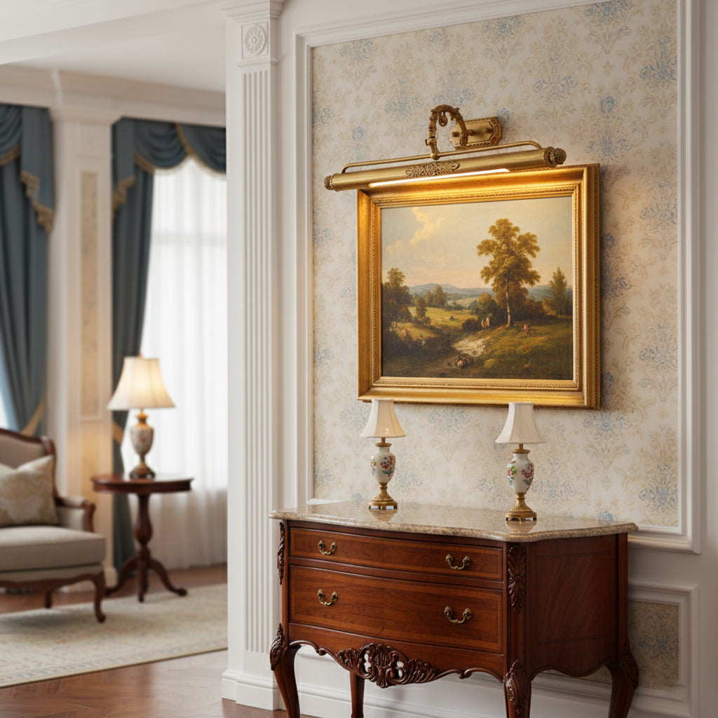 Pania Brass Picture-Frame Wall Light