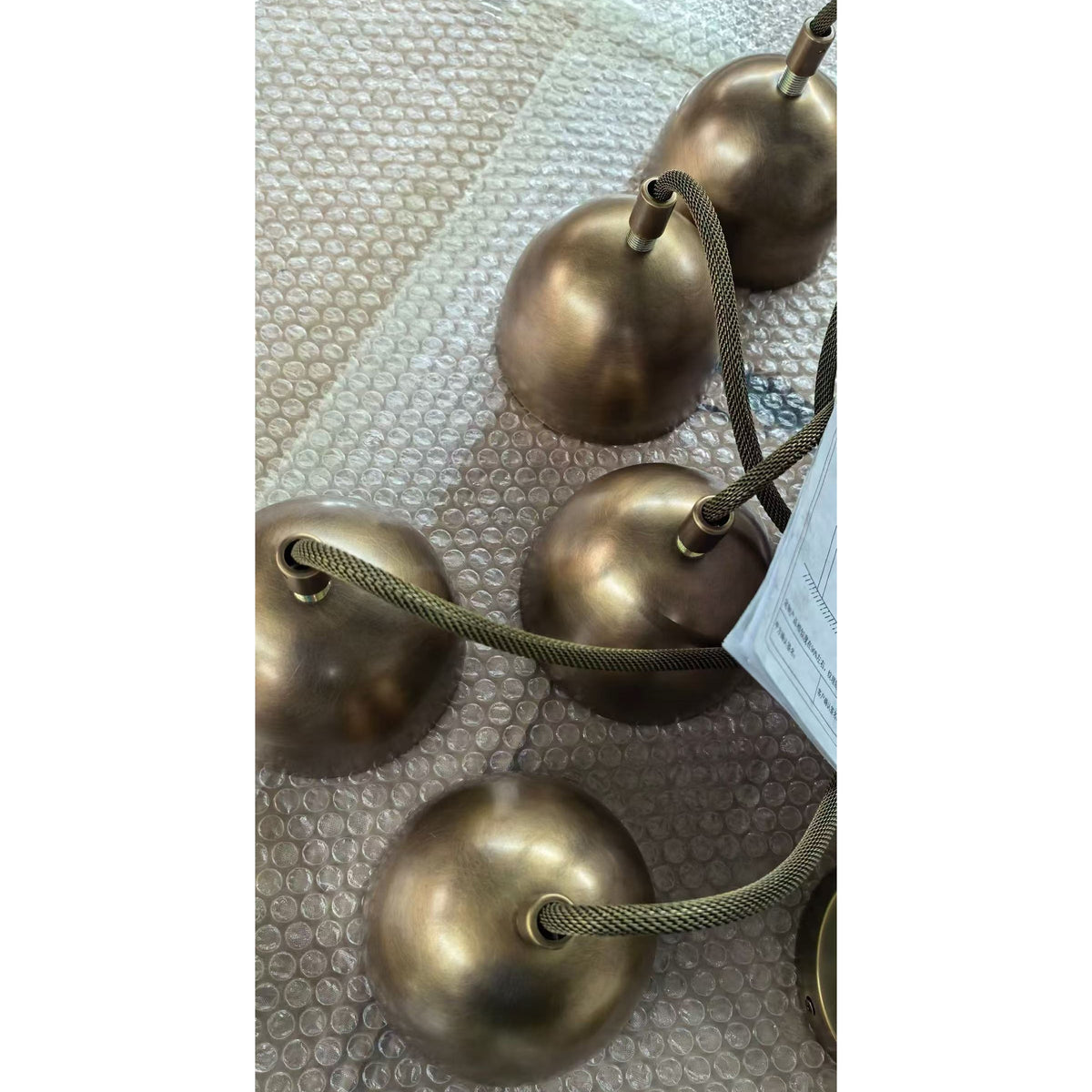 Lariat Swag-Cord Cluster Pendant