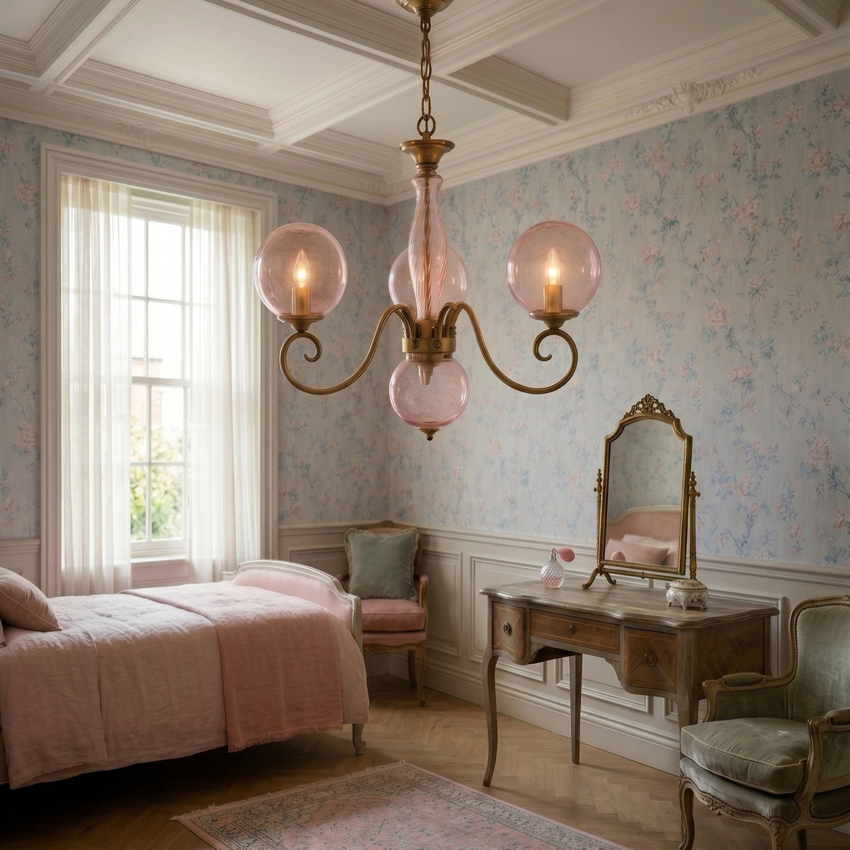Evelyn Glass Chandelier