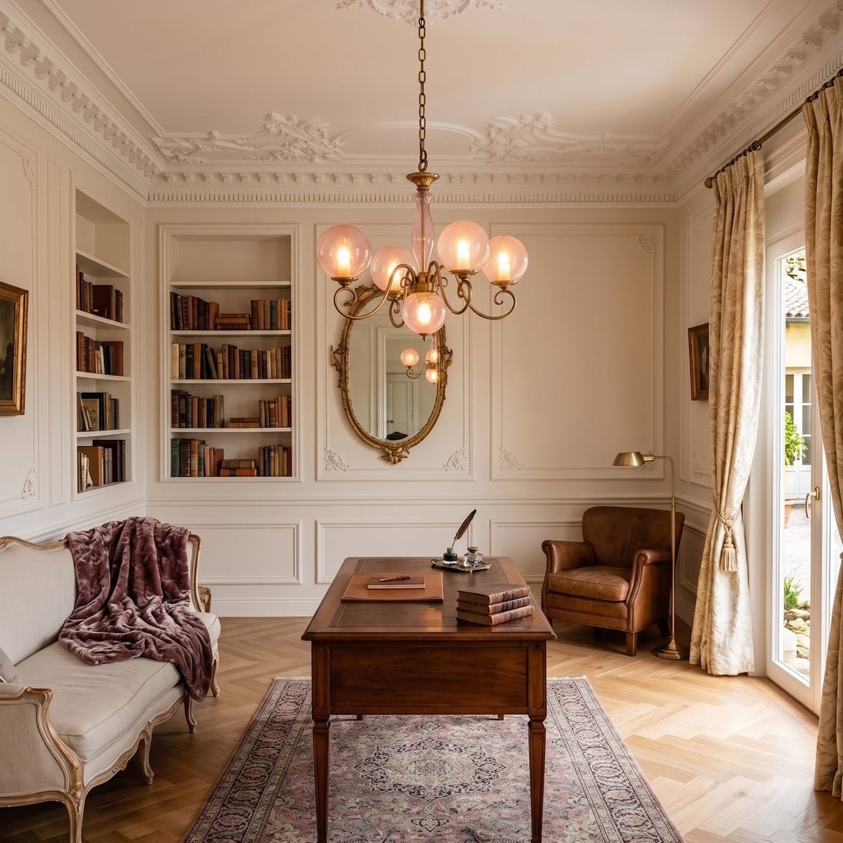 Evelyn Glass Chandelier