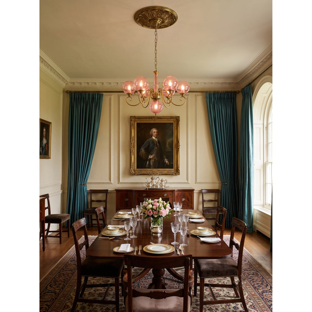 Evelyn Glass Chandelier