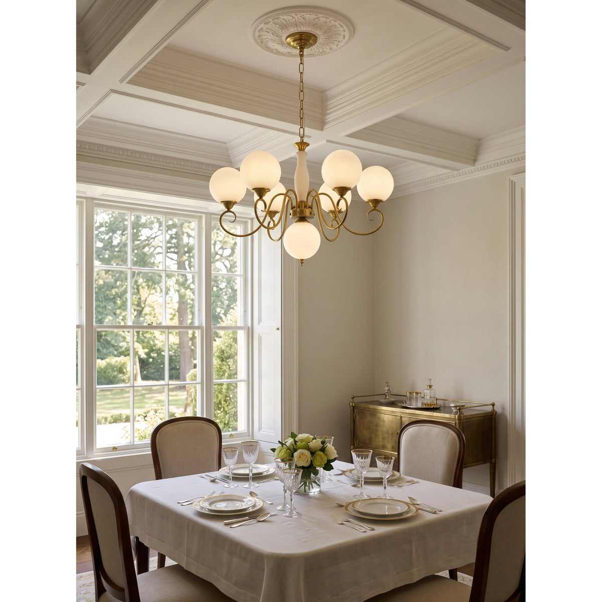 Evelyn Glass Chandelier