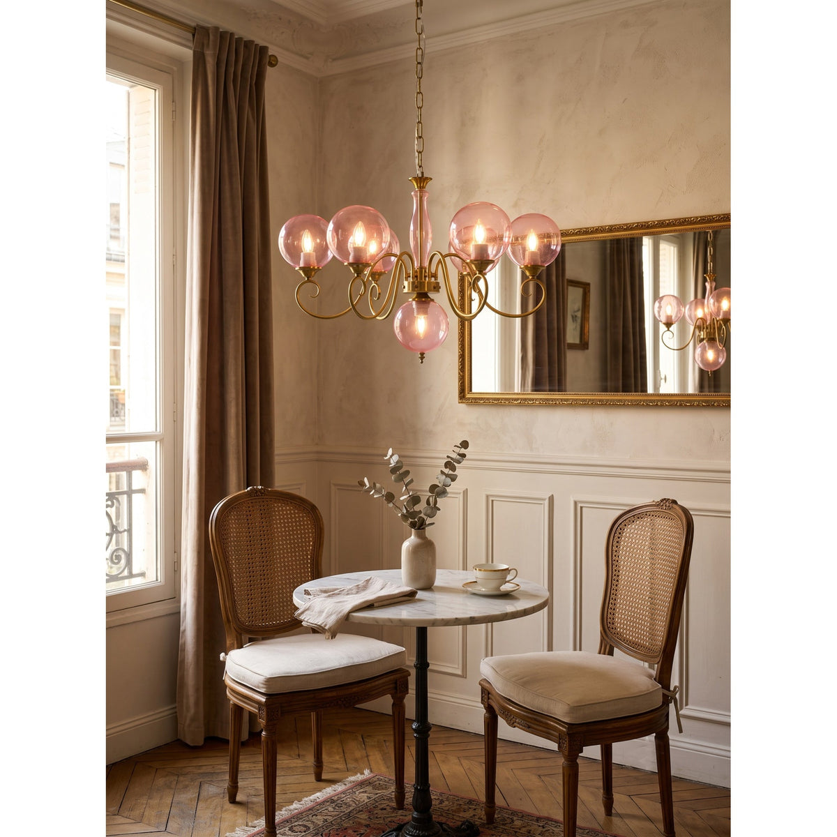 Evelyn Glass Chandelier