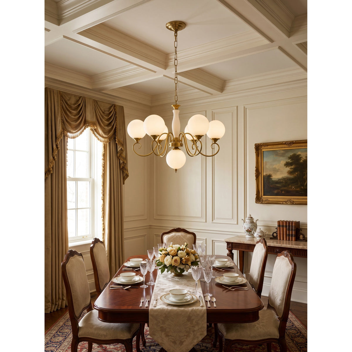 Evelyn Glass Chandelier