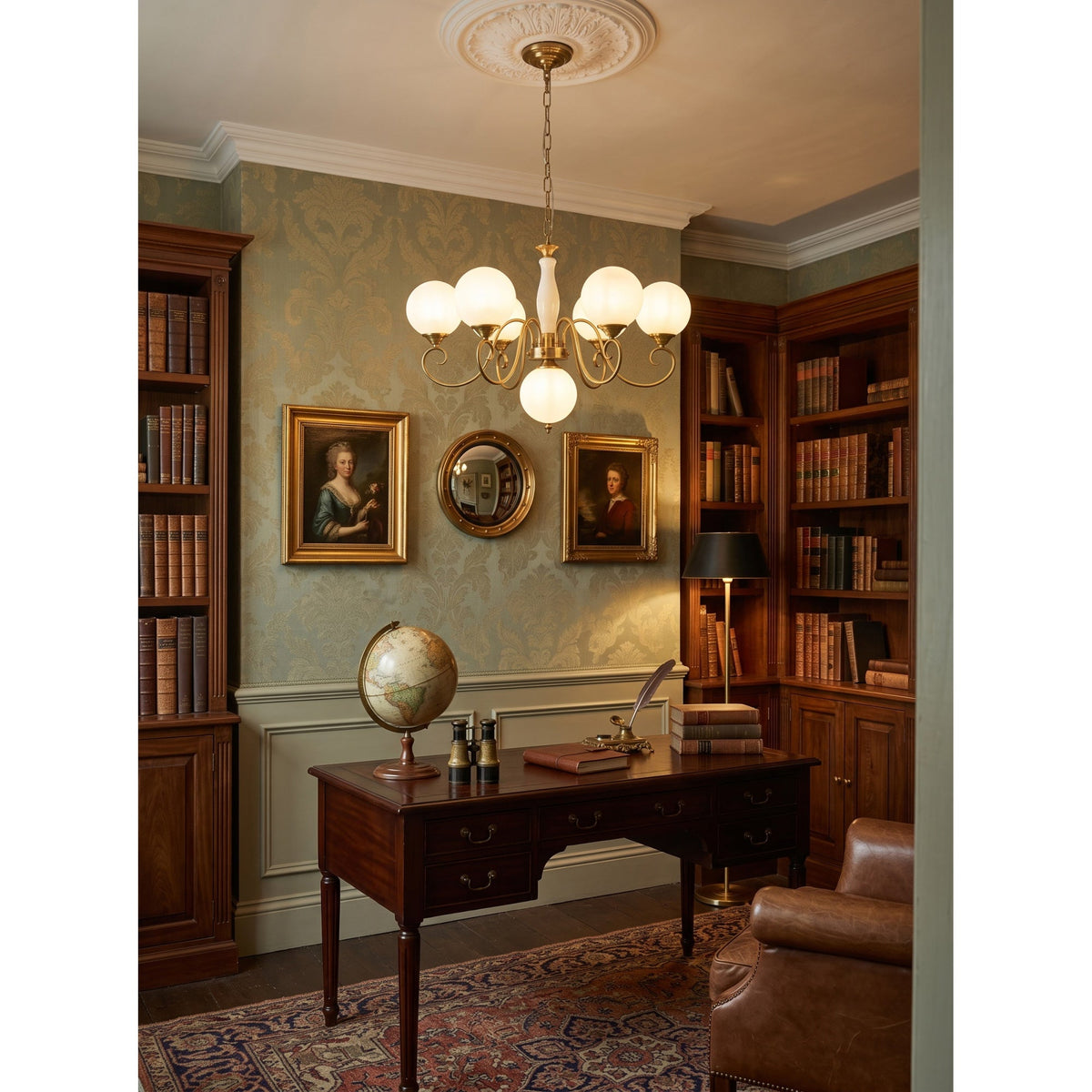 Evelyn Glass Chandelier